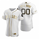Boston Red Sox Customized Nike White Stitched MLB Flex Base Edition Jersey,baseball caps,new era cap wholesale,wholesale hats